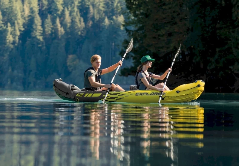 Intex Explorer K2 Opblaasbare Kajak - 2 Personen 16 Intex Explorer K2 Opblaasbare Kajak - 2 Personen - Afbeelding 14