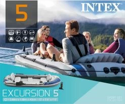 Intex Excursion 5 Opblaasboot Set 26 Intex Excursion 5 Opblaasboot Set -Watersporten Verkoop 1623 1900 68325np pkg 2022 300