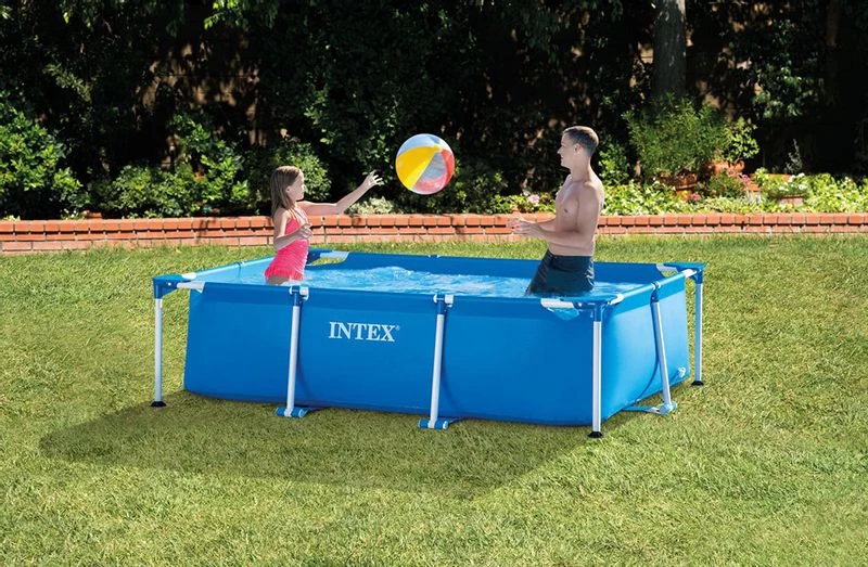 Intex Metal Frame Pool - 260 X 160 X 65 Cm 4 Intex Metal Frame Pool - 260 X 160 X 65 Cm - Afbeelding 2