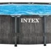 Intex Prism Frame Pool Greywood - 549 X 122 Cm – Met Filterpomp En Accessoires -Watersporten Verkoop 417 1200 intex 26744