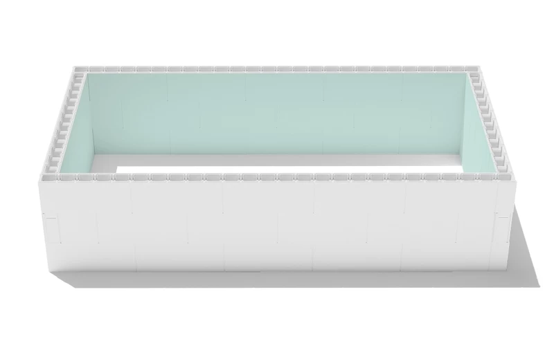 Polystyreen Zwembad Blokkenset High Density - 6,00 X 3,00 X 1,50 M 3 Polystyreen Zwembad Blokkenset High Density - 6,00 X 3,00 X 1,50 M