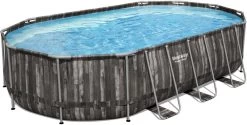 Bestway Power Steel Oval Zwembad - 610 X 366 X 122 Cm - Met Filterpomp En Accessoires -Watersporten Verkoop 609 1200 5611s 5611r 0052 pr web pl001