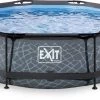 EXIT TOYS EXIT Stone Zwembad - 300 X 76 Cm - Met Filterpomp -Watersporten Verkoop 636 1200 exit 30 12 10 00 int 1