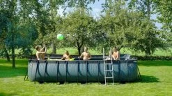 EXIT TOYS EXIT Wood Zwembad - 540 X 250 X 122 Cm - Met Zandfilterpomp En Trap -Watersporten Verkoop 675 1200 exit 30 27 53 10 int 8