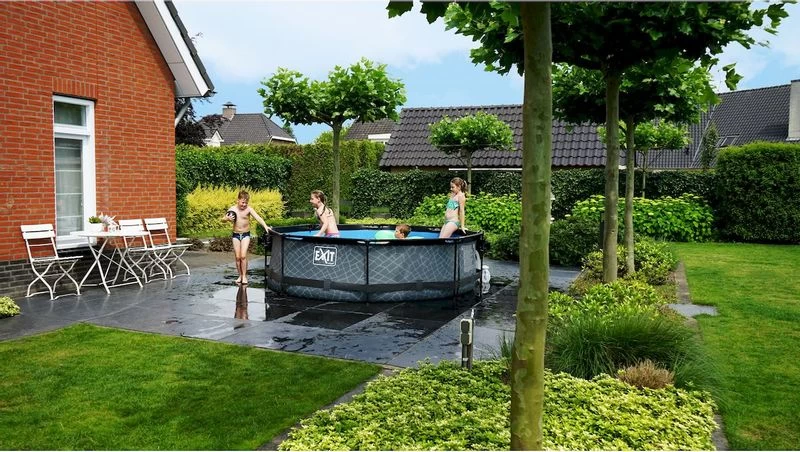 EXIT TOYS EXIT Wood Zwembad - 300 X 76 Cm - Met Filterpomp 6 EXIT TOYS EXIT Wood Zwembad - 300 X 76 Cm - Met Filterpomp - Afbeelding 4