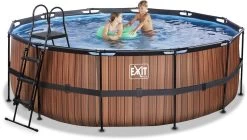 EXIT TOYS EXIT Wood Zwembad - 427 X 122 Cm - Met Zandfilterpomp En Trap -Watersporten Verkoop 680 1200 exit 30 27 14 10 int 4