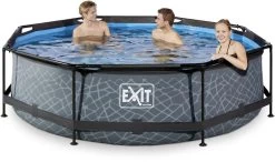 EXIT TOYS EXIT Stone Zwembad - 300 X 76 Cm - Met Filterpomp 10 EXIT TOYS EXIT Stone Zwembad - 300 X 76 Cm - Met Filterpomp -Watersporten Verkoop 711 1200 exit 30 12 10 00 int 4
