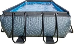 EXIT TOYS EXIT Stone Zwembad - 540 X 250 X 100 Cm - Met Zandfilterpomp En Trap -Watersporten Verkoop 715 1200 exit 30 17 53 00 int 3