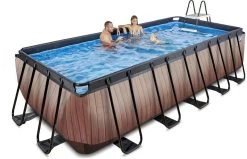 EXIT TOYS EXIT Wood Zwembad - 540 X 250 X 122 Cm - Met Zandfilterpomp En Trap -Watersporten Verkoop 773 1200 exit 30 27 53 10 int 5