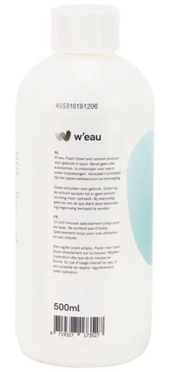 W'eau Foam Down Ontschuimingsmiddel - 500 Ml -Watersporten Verkoop 789 2 1