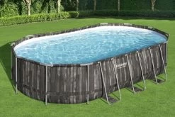 Bestway Power Steel Oval Zwembad - 610 X 366 X 122 Cm - Met Filterpomp En Accessoires -Watersporten Verkoop 800 1200 5611s 5611r 5133 pr web