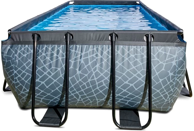 EXIT TOYS EXIT Stone Zwembad - 400 X 200 X 122 Cm - Met Zandfilterpomp En Trap 6 EXIT TOYS EXIT Stone Zwembad - 400 X 200 X 122 Cm - Met Zandfilterpomp En Trap - Afbeelding 4