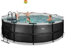 EXIT TOYS EXIT Black Leather Zwembad - 450 X 122 Cm - Met Zandfilterpomp En Trap -Watersporten Verkoop 847 1200 exit 30 27 15 20 int 4