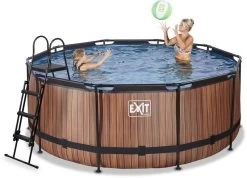 EXIT TOYS EXIT Wood Zwembad - 360 X 122 Cm - Met Zandfilterpomp En Trap -Watersporten Verkoop 867 1200 30.27.12.10 3