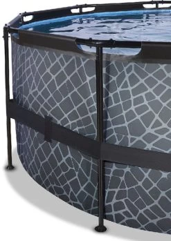 EXIT TOYS EXIT Stone Zwembad - 427 X 122 Cm - Met Zandfilterpomp En Trap -Watersporten Verkoop 900 638 exit 30 27 14 00 int 3