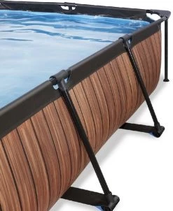 EXIT TOYS EXIT Wood Zwembad - 220 X 150 X 65 Cm - Met Filterpomp -Watersporten Verkoop 900 736 exit 30 00 21 10 int 3