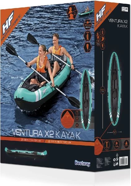 Hydro Force Ventura X2 Opblaasbare Kajak - 2 Personen 22 Hydro Force Ventura X2 Opblaasbare Kajak - 2 Personen - Afbeelding 20