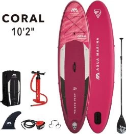 Aqua Marina Coral Opblaasbaar Supboard Set