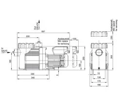 Speck Badu Prime Eco VS Variabele Zwembadpomp -Watersporten Verkoop badu 90 doorsnede 1