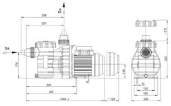Aqua Vario Plus Variabele Zwembadpomp -Watersporten Verkoop technischetekeningspeckaquavarioplus